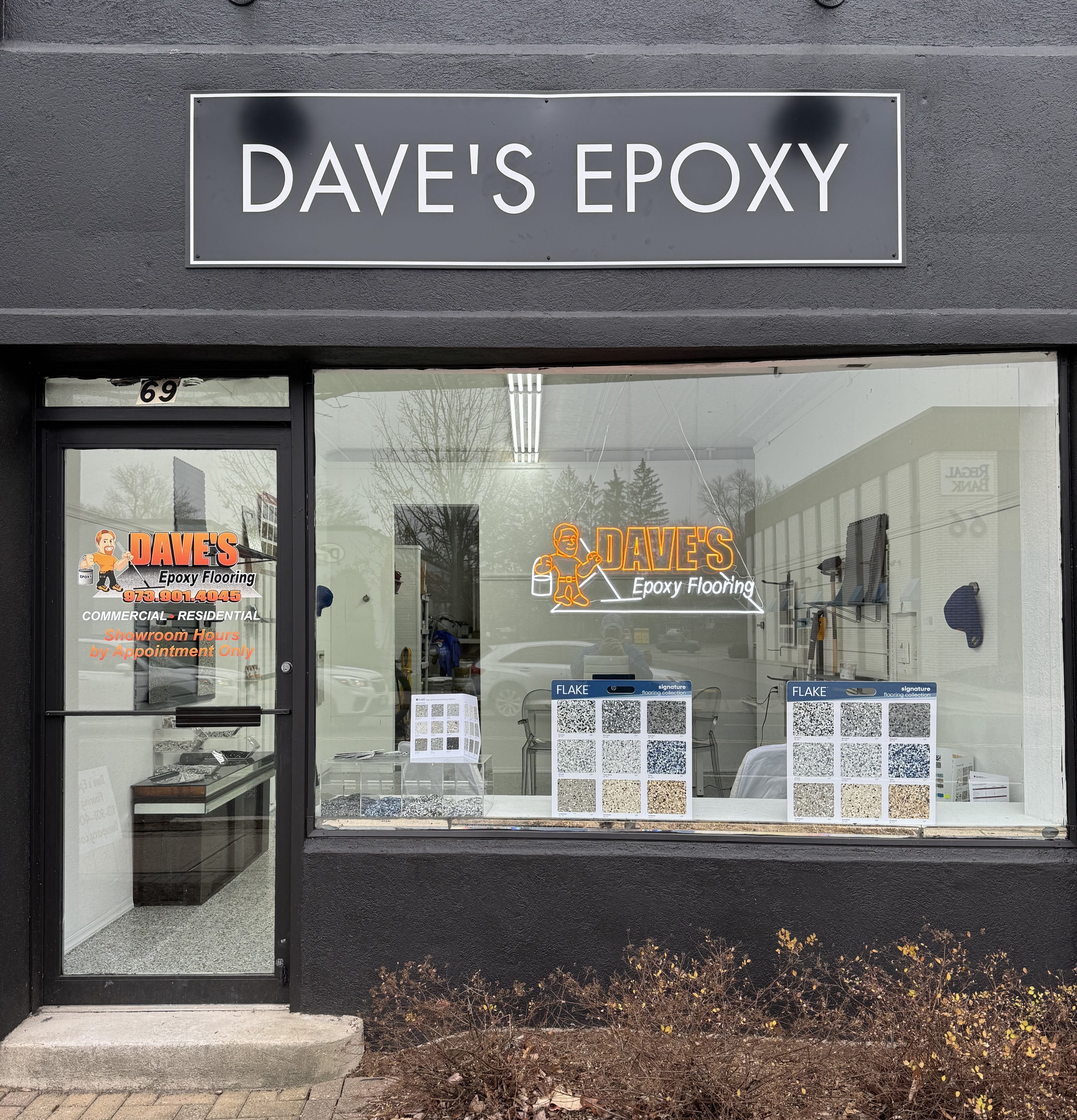 Dave's Epoxy showroom